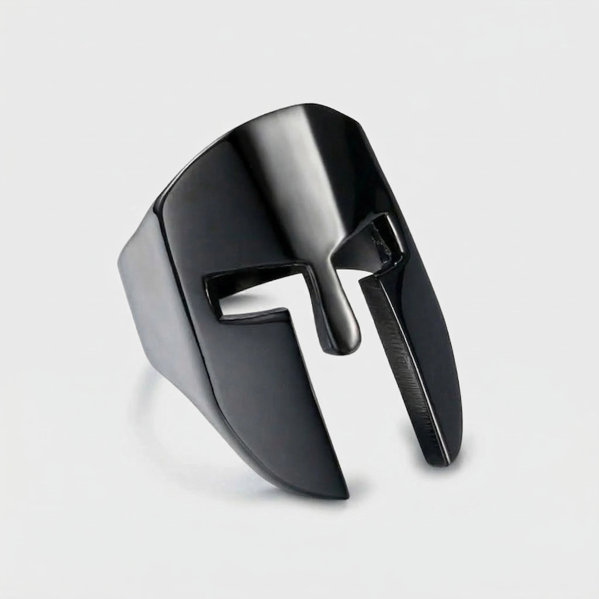 BOUJISPHERE - SPARTAN HELMET RING - BLACK