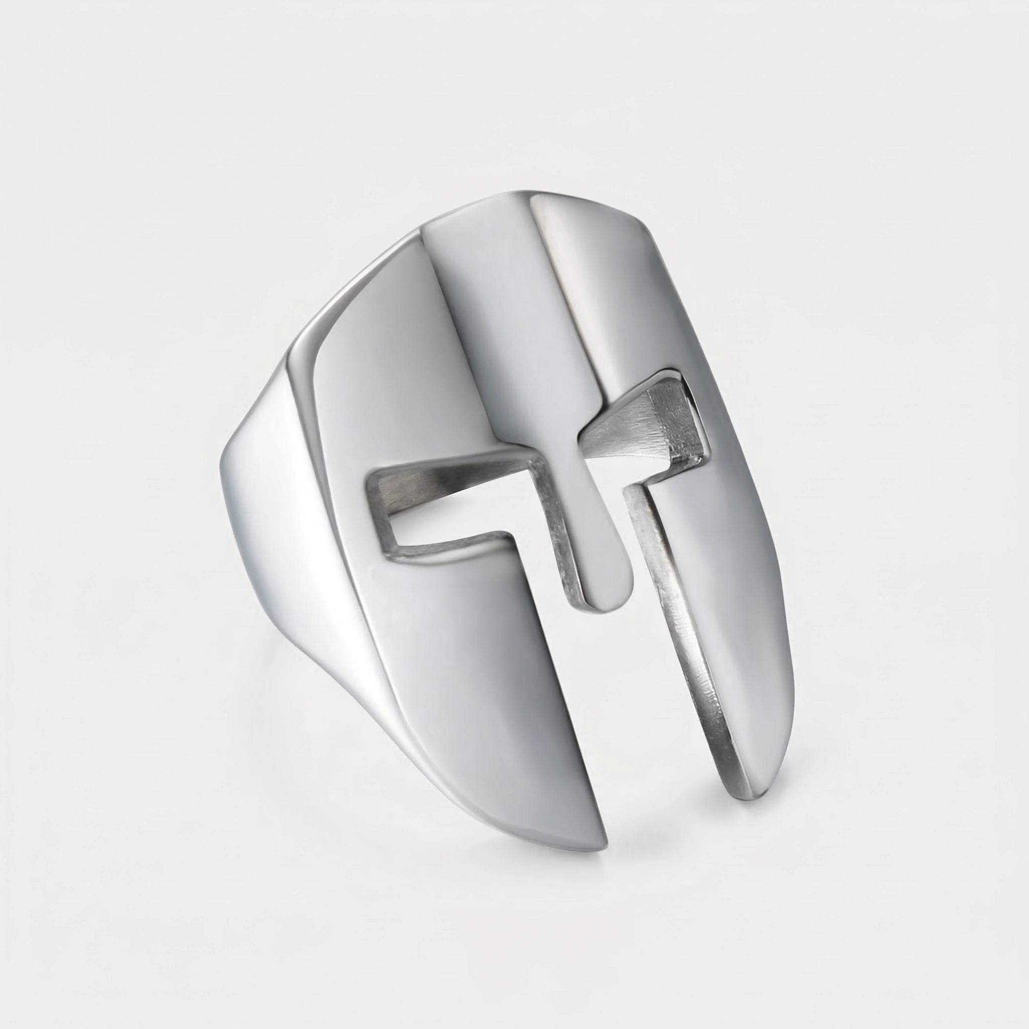 BOUJISPHERE - SPARTAN HELMET RING - SILVER