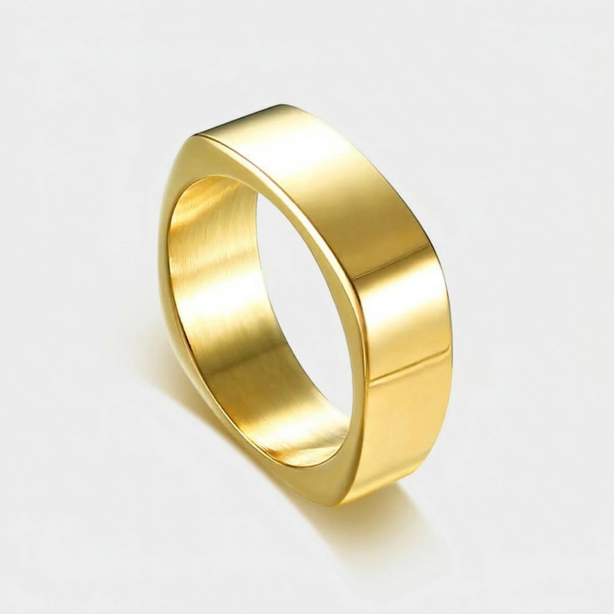 BOUJISPHERE - THIN SQUARE RING -GOLD
