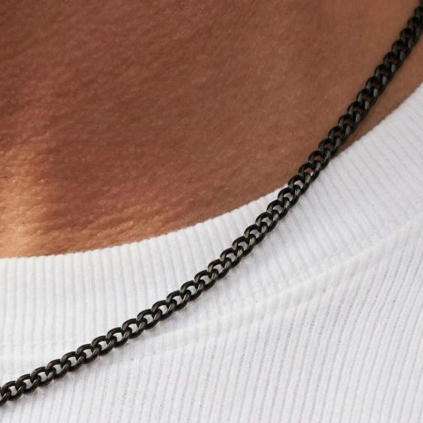 CUBAN LINK CHAIN - BLACK