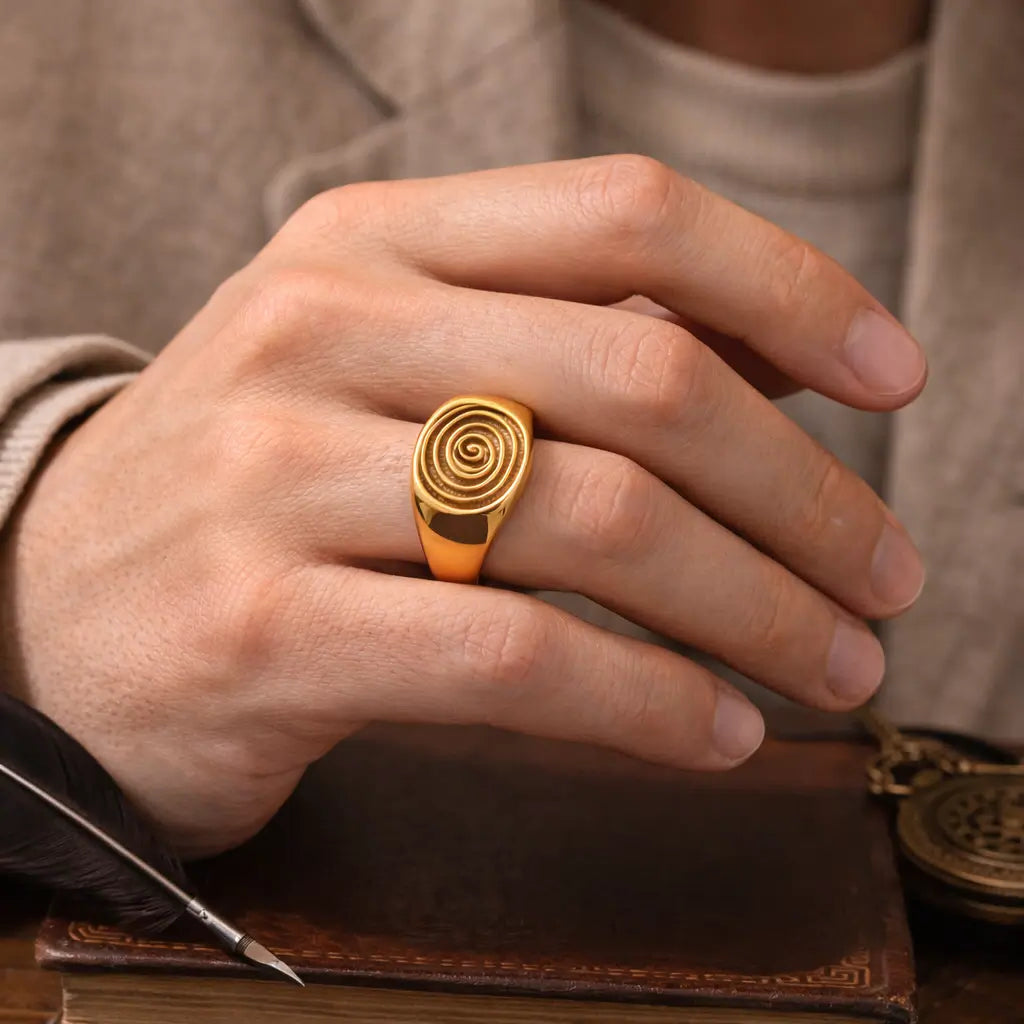 SPIRAL RING - GOLD