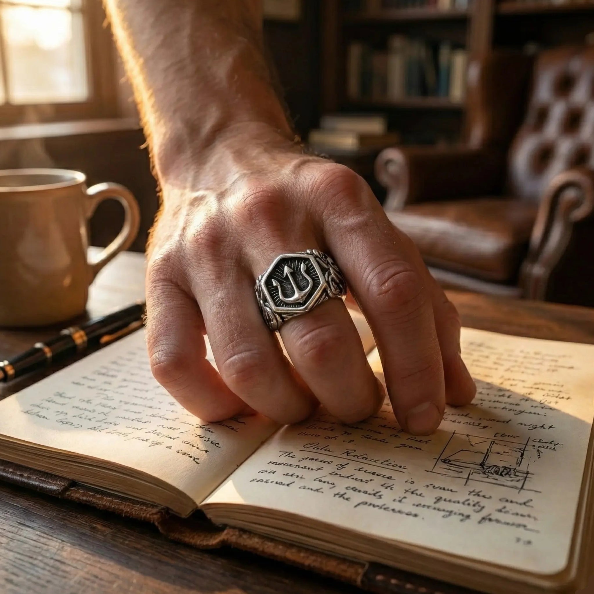 POSEIDON RING - SILVER