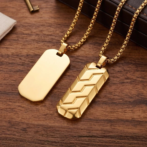 HEPHAESTUS HEXAGONAL NECKLACE - GOLD