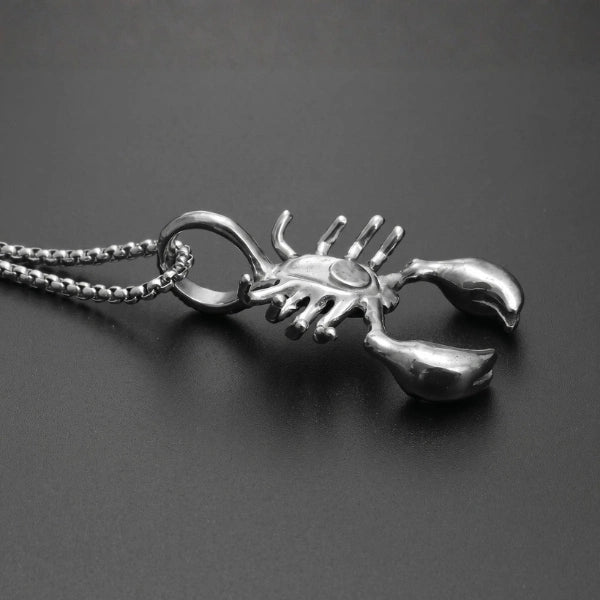 SCORPION NECKLACE - SILVER