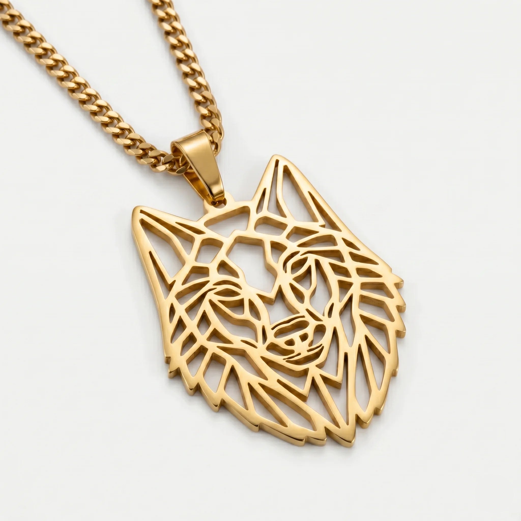 WOLF NECKLACE - GOLD