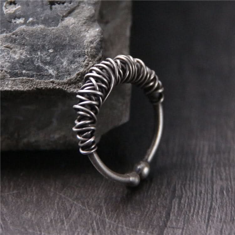 BRAIDED RING – SILVER - Boujisphere
