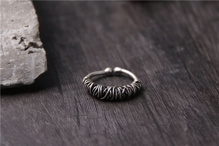 BRAIDED RING – SILVER - Boujisphere