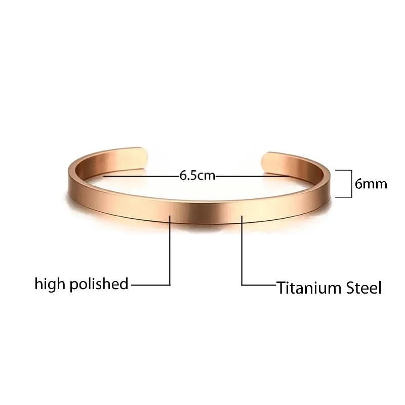 CUFF BRACELET - ROSE GOLD - Boujisphere