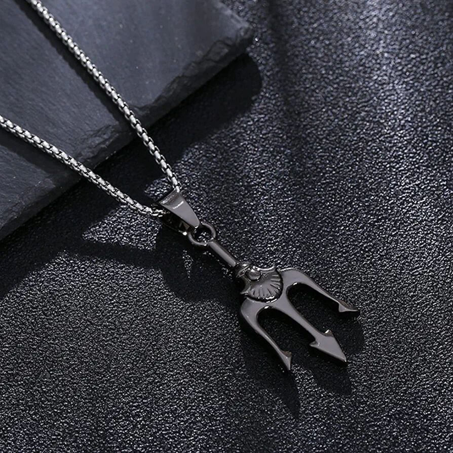 POSEIDON NECKLACE - BLACK - Boujisphere