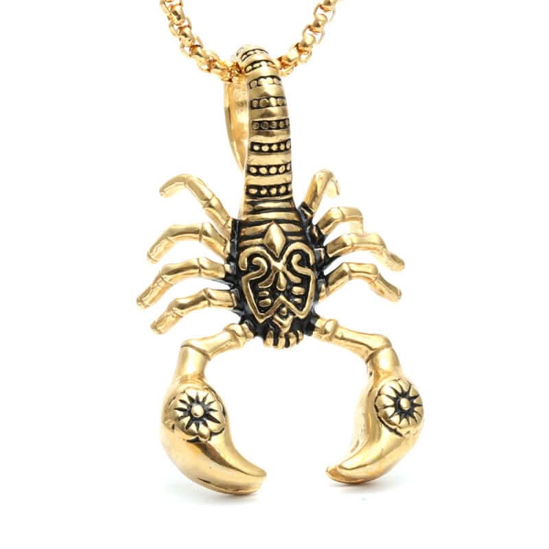 SCORPION NECKLACE - GOLD - Boujisphere