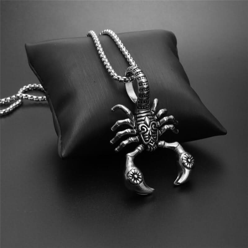 SCORPION NECKLACE - SILVER - Boujisphere