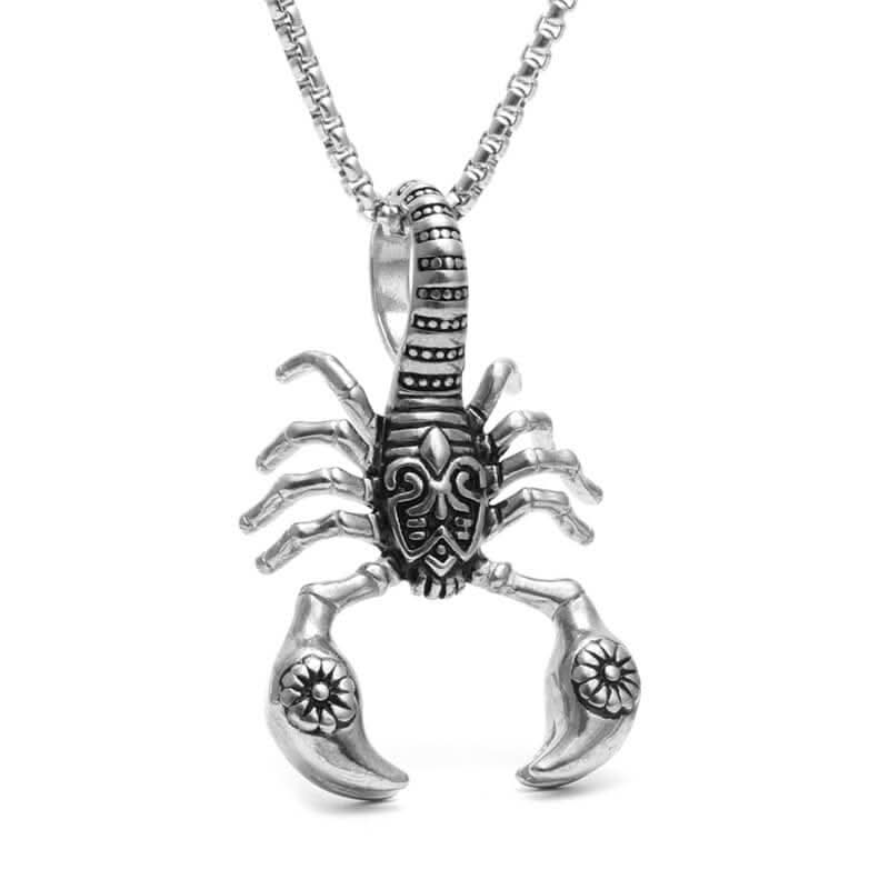 SCORPION NECKLACE - SILVER - Boujisphere