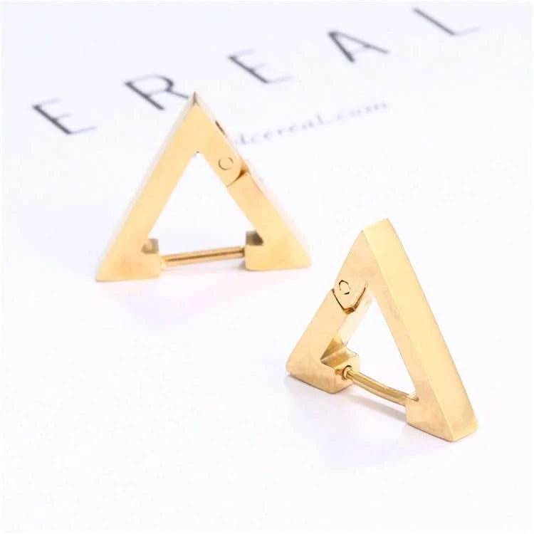 TRIANGLE EARRING - GOLD - Boujisphere