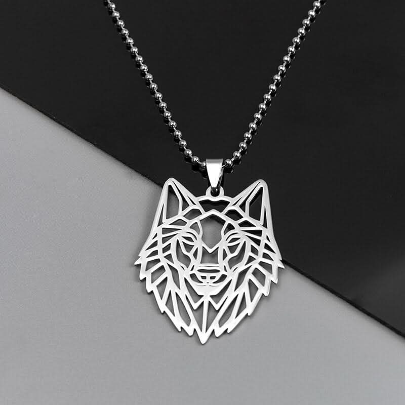 WOLF NECKLACE - SILVER - Boujisphere